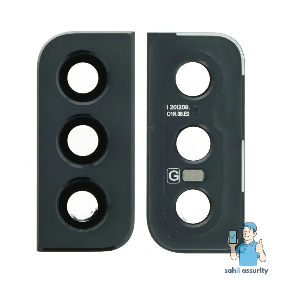 Camera Lens Glass with Frame for Samsung Galaxy S21 5G Black